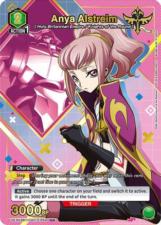 Image of Anya Alstreim (054) (U*) (UEX03BT/CGH-2-054) - UEX03BT CODE GEASS Lelouch of the Rebellion Vol2 Foil