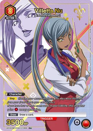 Image of Villetta Nu (R*) (UEX03BT/CGH-2-064) - UEX03BT CODE GEASS Lelouch of the Rebellion Vol2 Foil