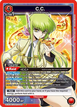 Image of C.C. (066) (UEX03BT/CGH-2-066) - UEX03BT CODE GEASS Lelouch of the Rebellion Vol2 Foil