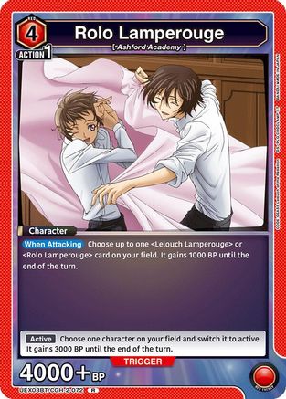 Image of Rolo Lamperouge (072) (UEX03BT/CGH-2-072) - UEX03BT CODE GEASS Lelouch of the Rebellion Vol2 Foil