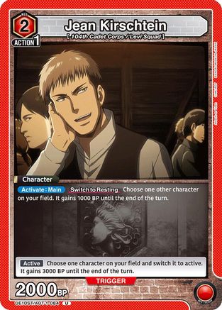Image of Jean Kirschtein (UE10ST/AOT-1-084) - UE10ST Attack on Titan Starter Deck