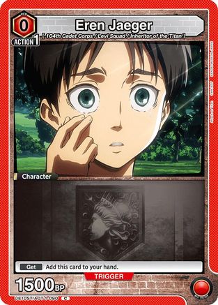 Image of Eren Jaeger (090) (UE10ST/AOT-1-090) - UE10ST Attack on Titan Starter Deck