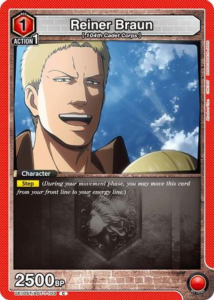 Image of Reiner Braun (UE10ST/AOT-1-103) - UE10ST Attack on Titan Starter Deck