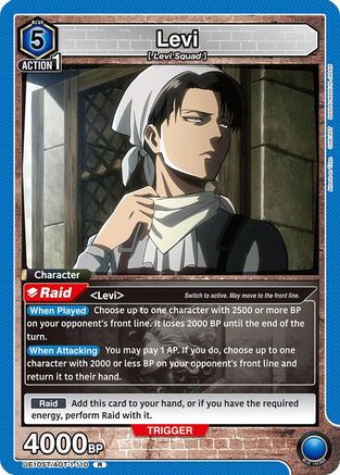 Image of Levi (UE10ST/AOT-1-110) - UE10ST Attack on Titan Starter Deck