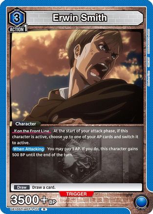 Image of Erwin Smith (UE10ST/AOT-1-111) - UE10ST Attack on Titan Starter Deck