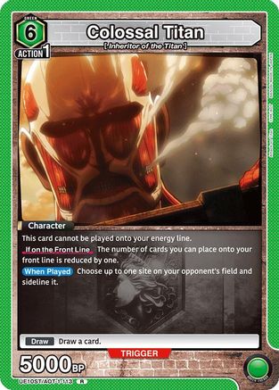 Image of Colossal Titan (UE10ST/AOT-1-113) - UE10ST Attack on Titan Starter Deck