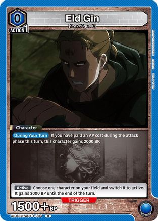 Image of Eld Gin (UE10BT/AOT-1-004) - UE10BT Attack on Titan