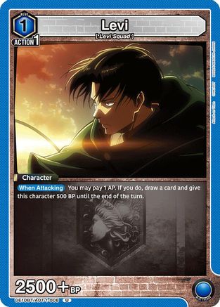 Image of Levi (008) (UE10BT/AOT-1-008) - UE10BT Attack on Titan