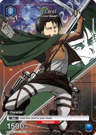 Image of Levi (007) (C*) (UE10BT/AOT-1-007) - UE10BT Attack on Titan Foil