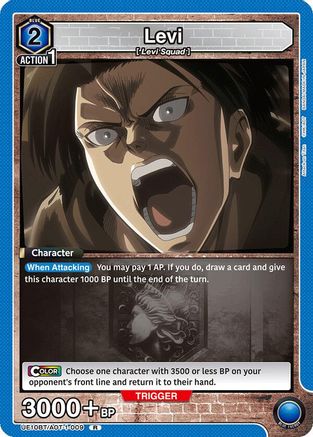 Image of Levi (009) (UE10BT/AOT-1-009) - UE10BT Attack on Titan Foil