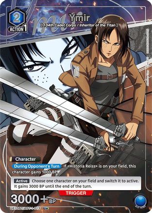 Image of Ymir (013) (U*) (UE10BT/AOT-1-013) - UE10BT Attack on Titan Foil