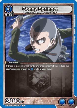 Image of Conny Springer (016) (UE10BT/AOT-1-016) - UE10BT Attack on Titan