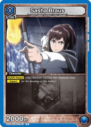 Image of Sasha Braus (017) (UE10BT/AOT-1-017) - UE10BT Attack on Titan