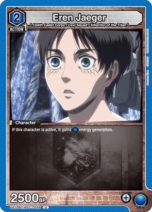 Image of Eren Jaeger (026) (UE10BT/AOT-1-026) - UE10BT Attack on Titan