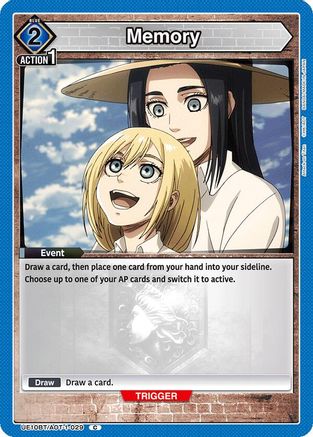 Image of Memory (UE10BT/AOT-1-029) - UE10BT Attack on Titan