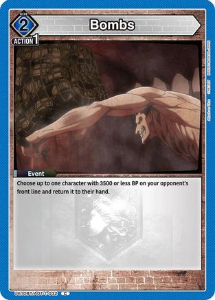 Image of Bombs (UE10BT/AOT-1-032) - UE10BT Attack on Titan