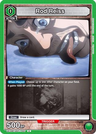 Image of Rod Reiss (UE10BT/AOT-1-037) - UE10BT Attack on Titan