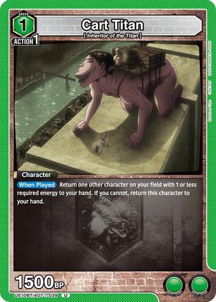 Image of Cart Titan (UE10BT/AOT-1-039) - UE10BT Attack on Titan