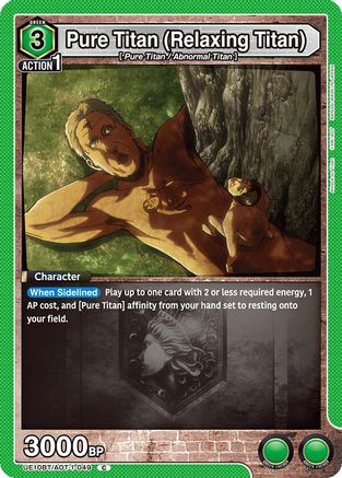 Image of Pure Titan (Relaxing Titan) (UE10BT/AOT-1-049) - UE10BT Attack on Titan