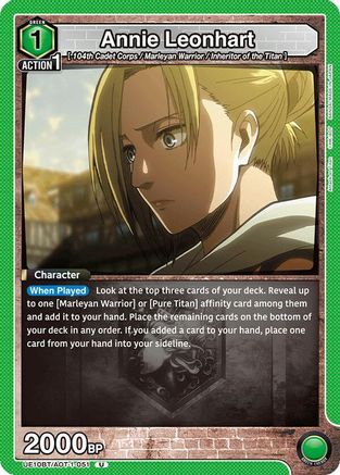 Image of Annie Leonhart (051) (UE10BT/AOT-1-051) - UE10BT Attack on Titan