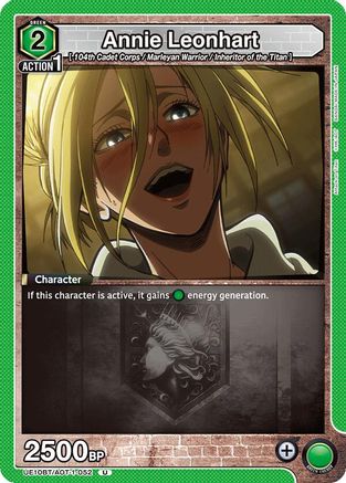 Image of Annie Leonhart (052) (UE10BT/AOT-1-052) - UE10BT Attack on Titan