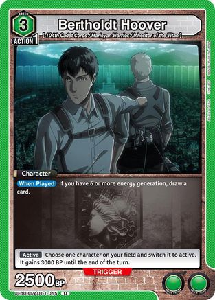 Image of Bertholdt Hoover (055) (UE10BT/AOT-1-055) - UE10BT Attack on Titan