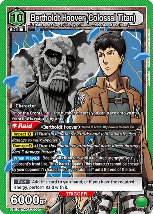 Image of Bertholdt Hoover (Colossal Titan) (UE10BT/AOT-1-057) - UE10BT Attack on Titan Foil