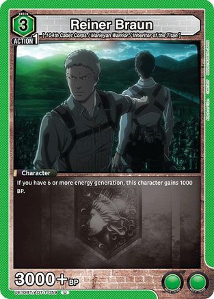 Image of Reiner Braun (059) (UE10BT/AOT-1-059) - UE10BT Attack on Titan