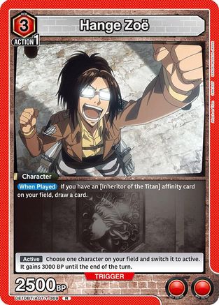 Image of Hange Zoe (069) (UE10BT/AOT-1-069) - UE10BT Attack on Titan Foil