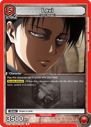 Image of Levi (073) (UE10BT/AOT-1-073) - UE10BT Attack on Titan Foil
