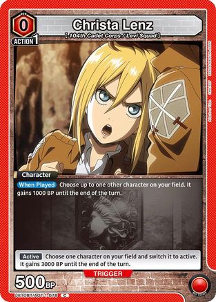 Image of Christa Lenz (UE10BT/AOT-1-078) - UE10BT Attack on Titan