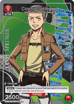 Image of Conny Springer (079) (U*) (UE10BT/AOT-1-079) - UE10BT Attack on Titan Foil