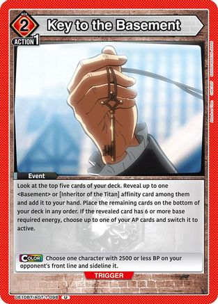 Image of Key to the Basement (UE10BT/AOT-1-098) - UE10BT Attack on Titan