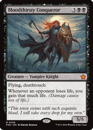 Image of Bloodthirsty Conqueror (Promo Pack) [Edge of Eternities Promo Pack]