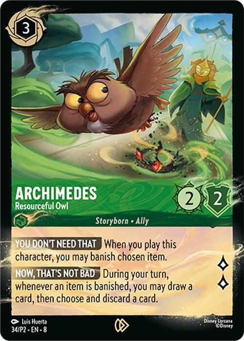 Image of Archimedes - Resourceful Owl (34/P2) [Promo Cards]