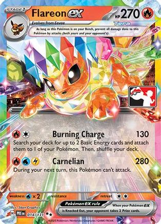 Image of Flareon ex (014/131) [Prize Pack Series Seven]