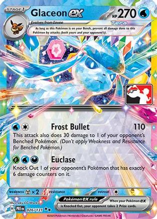 Image of Glaceon ex (026/131) [Prize Pack Series Seven]