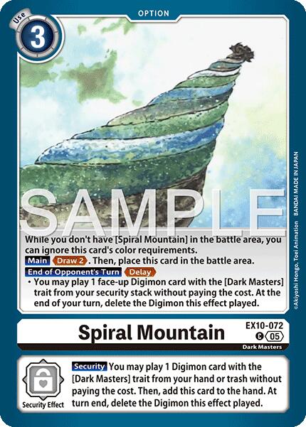 Image of Spiral Mountain [EX10-072] [Sinister Order]