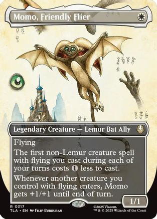 Image of Momo, Friendly Flier (Borderless) [Avatar: The Last Airbender]