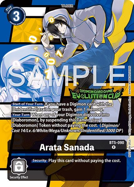 Image of Arata Sanada [BT5-090] (Evolution Cup 2025 Vol. 2) [Promotional Cards]