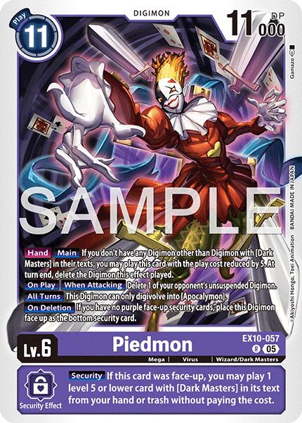 Image of Piedmon [EX10-057] [Sinister Order]