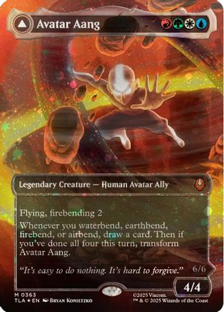 Image of Avatar Aang (Raised Foil) [Avatar: The Last Airbender]