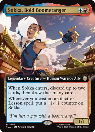 Image of Sokka, Bold Boomeranger (Extended Art) [Avatar: The Last Airbender]