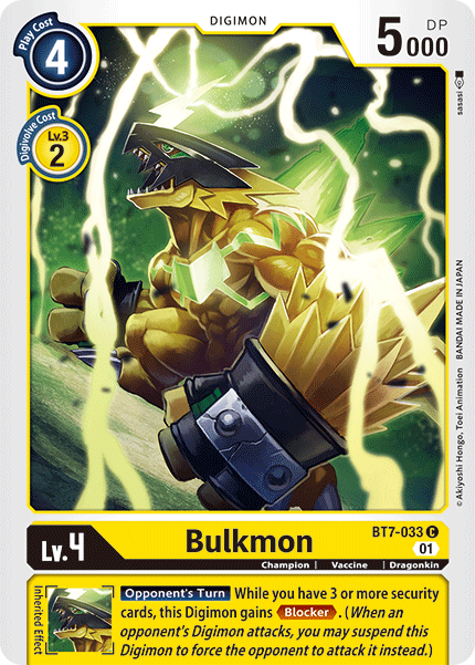 Image of Bulkmon [BT7-033] [Next Adventure]