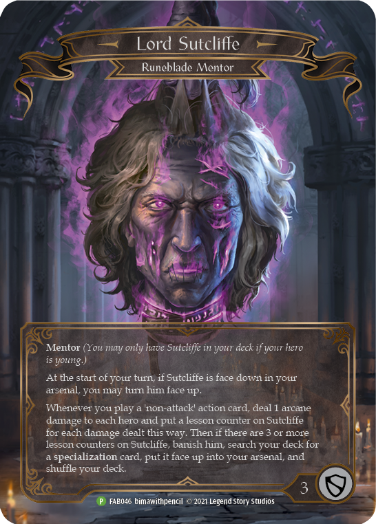 Image of Lord Sutcliffe [FAB046] (Promo)  Rainbow Foil