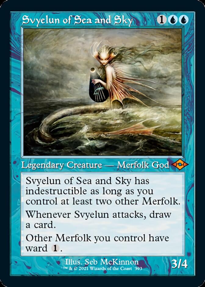 Image of Svyelun of Sea and Sky (Retro Foil Etched) [Modern Horizons 2]