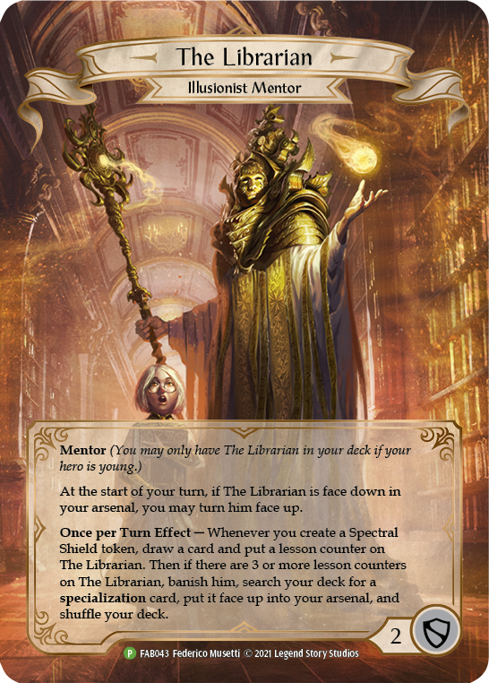 Image of The Librarian [FAB043] (Promo)  Rainbow Foil
