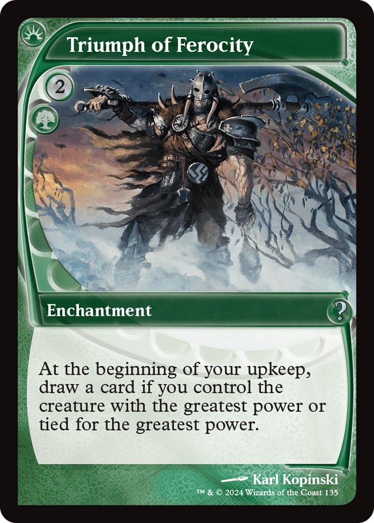 Image of Triumph of Ferocity (Future Sight) [Mystery Booster 2]