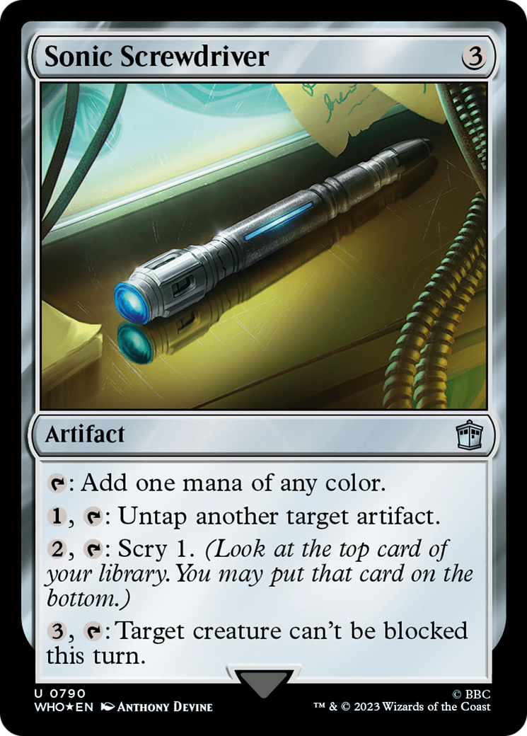 Image of Sonic Screwdriver (0790) (Surge Foil) [Doctor Who]