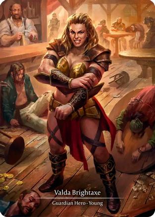 Image of Valda Brightaxe (Marvel) [MPG002] (Mastery Pack Guardian)  Cold Foil